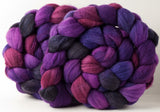 Targhee/silk spinning fiber: Galentine's Day, 4 oz
