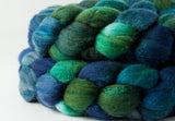 Targhee/silk spinning fiber: Earthsea variation, 4 oz