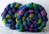 Mixed Blue-Faced Leicester and silk combed top: Dragonfly, 4 oz