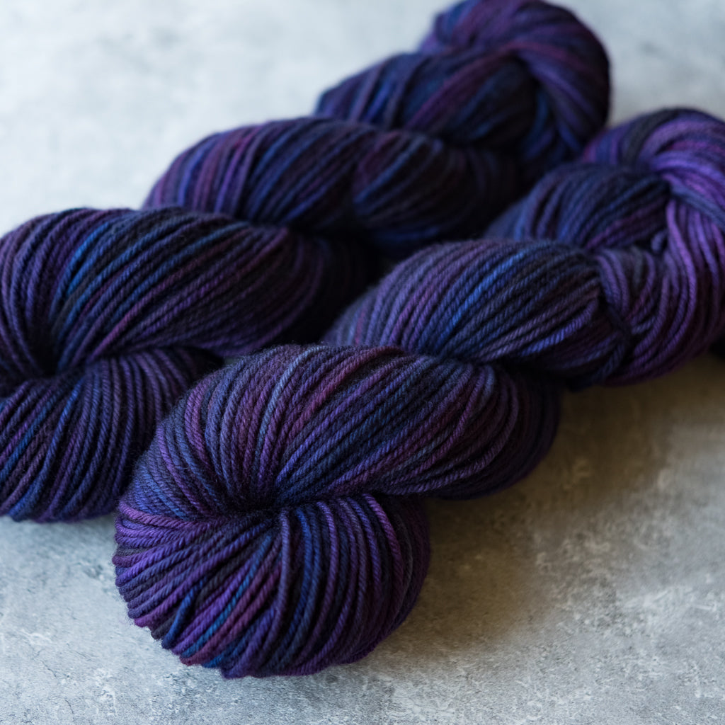 American Dream Rambouillet: purples and blues